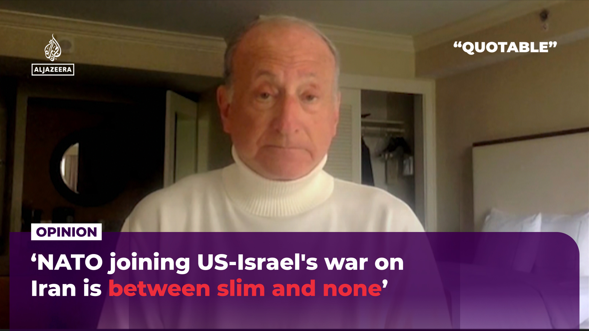 ‘NATO joining US-Israel’s war on Iran is between slim and none’