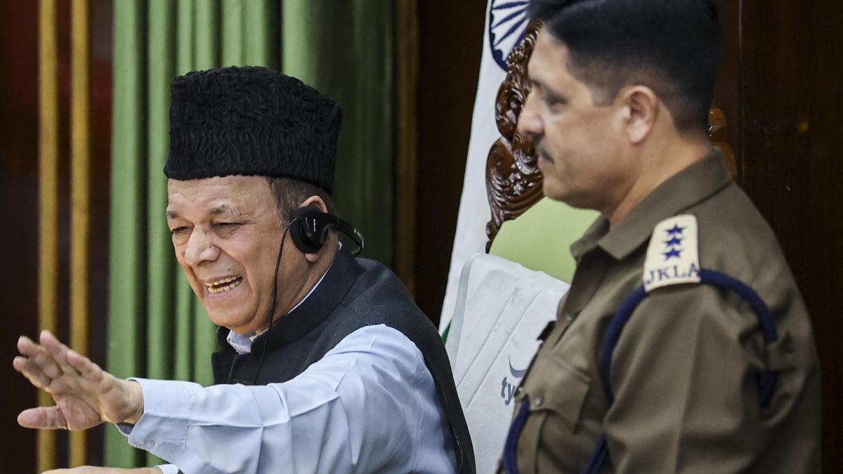 J&K Speaker says ‘don’t take security scenario lightly’, as NC alleges withdrawal of party office security cover