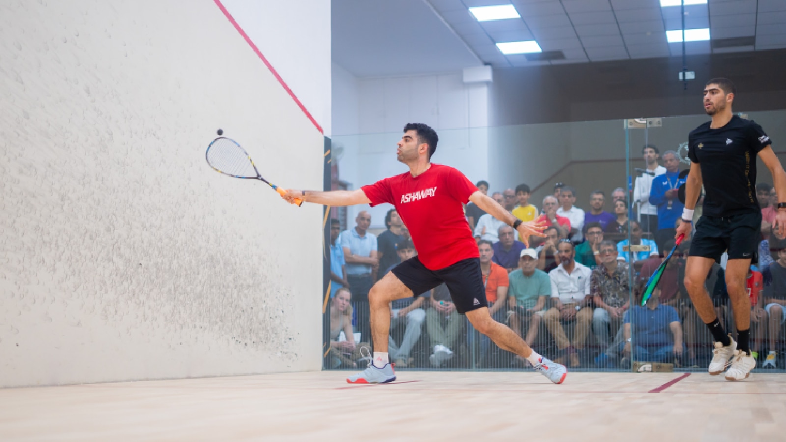 Rising squash star Veer Chotrani’s inspiration is father Manish, a former national champion