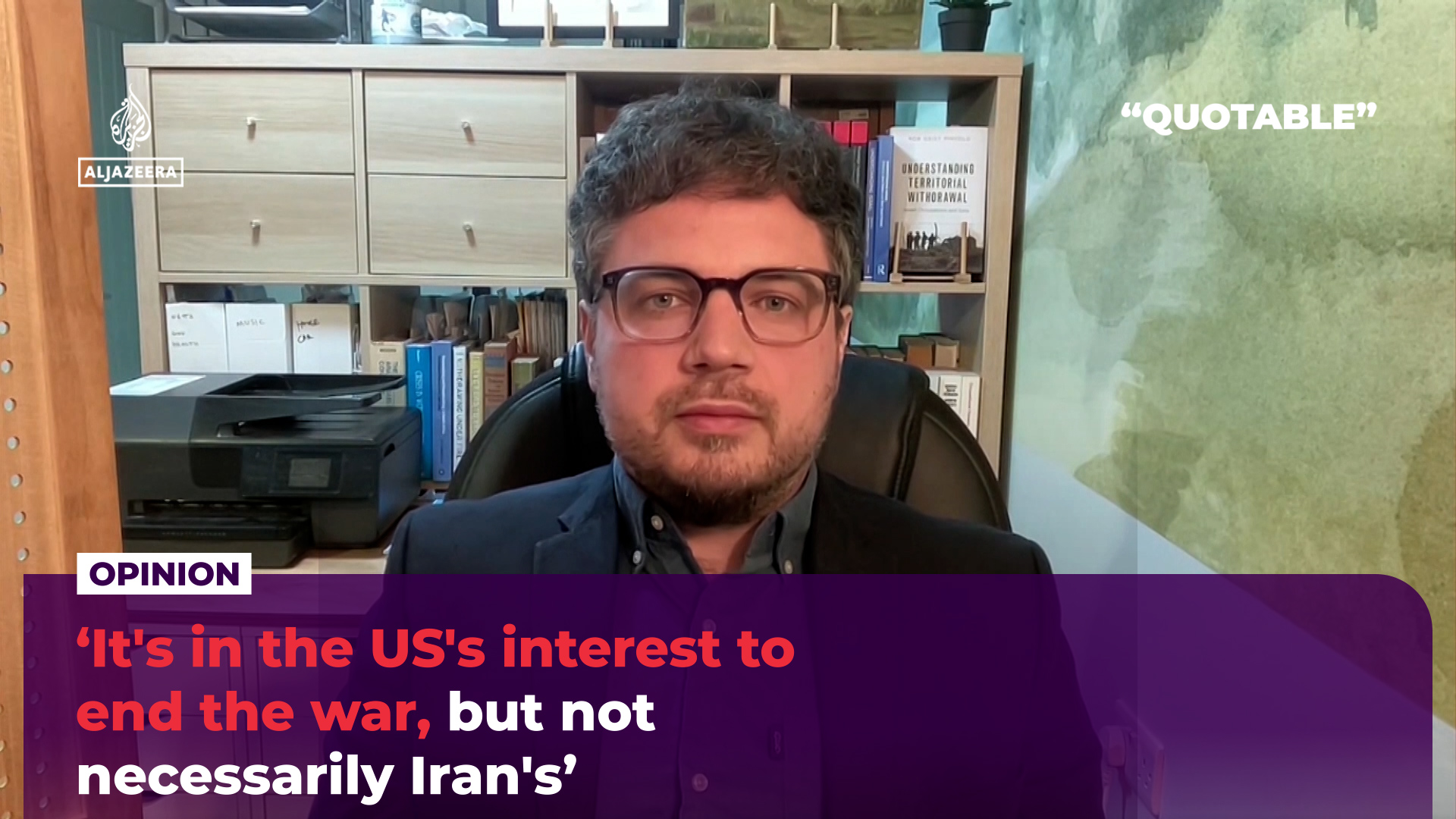 Analyst says that Iran’s interest is in an extended war