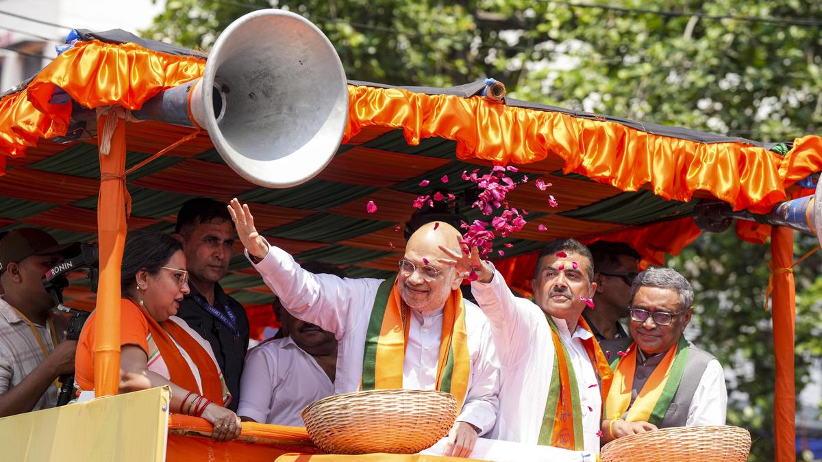 Election Commission suspends four police officers over lapses at Suvendu Adhikari roadshow in Bhabanipur