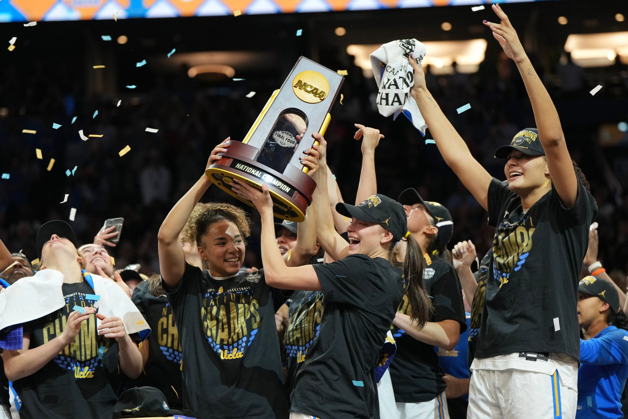 UCLA storms past South Carolina to claim its 1st NCAA women's basketball title