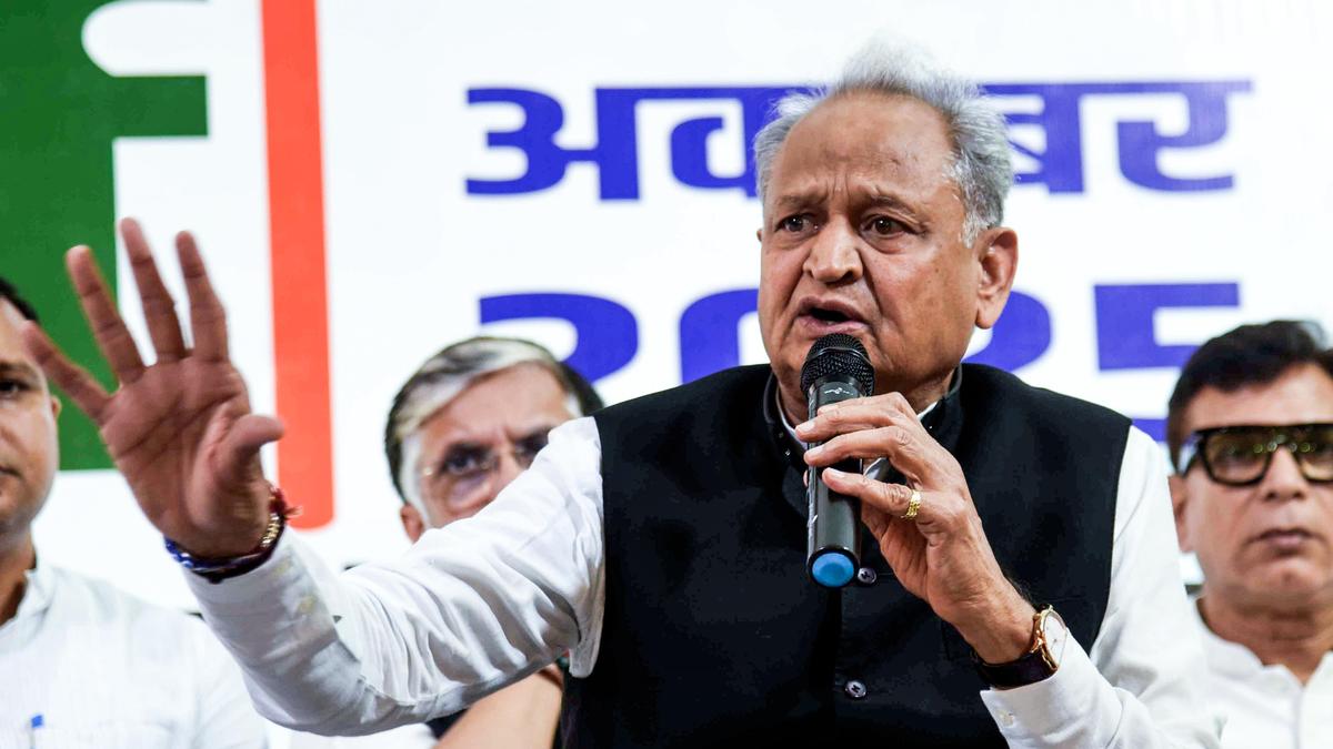 NEET paper leak case: One detained is Rajasthan BJP leader, claims Ashok Gehlot