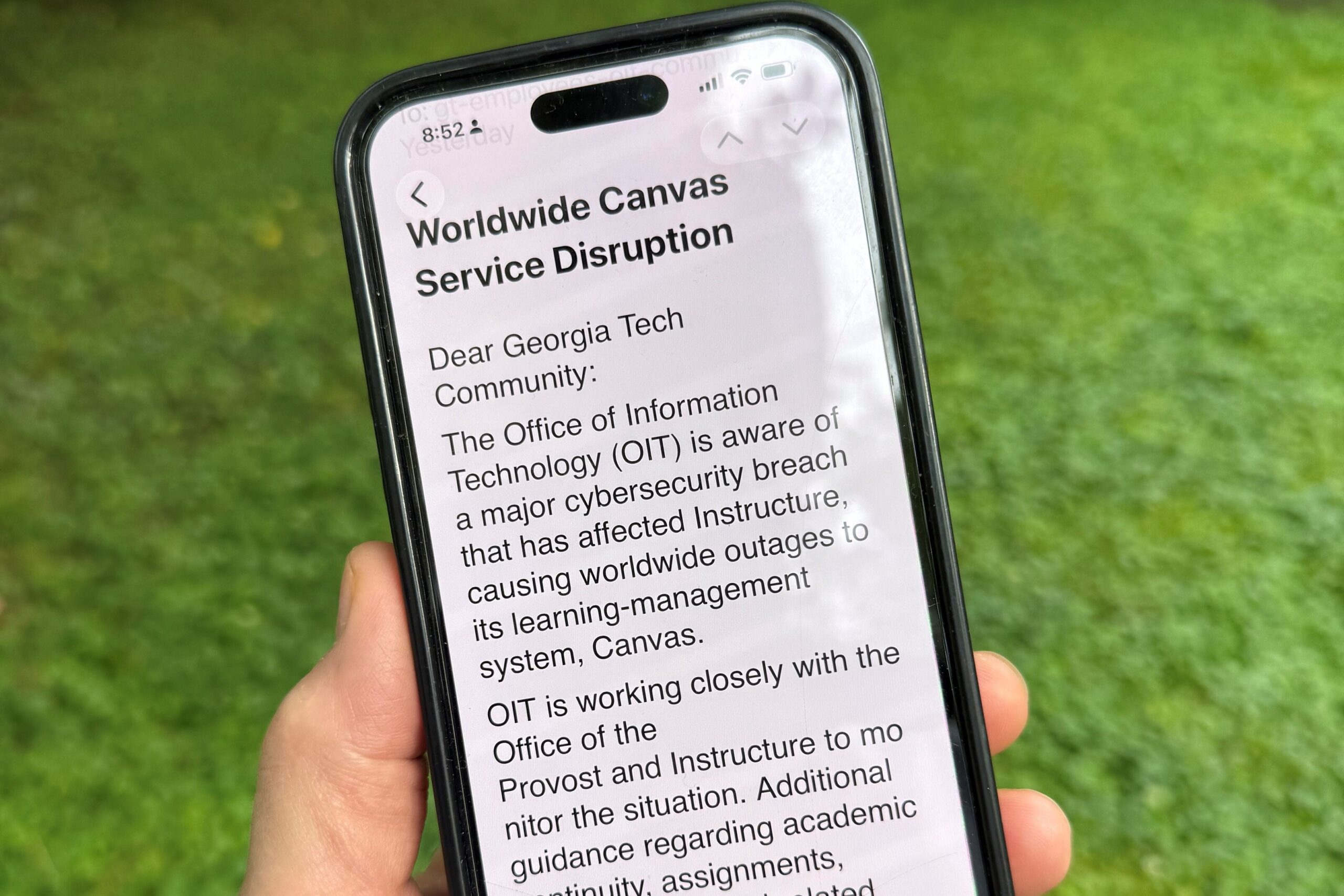 Canvas is back online, but questions — and final exam disruptions — linger
