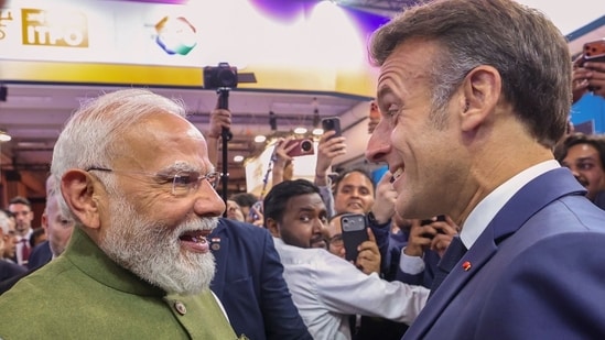 ‘Priya mitra Narendra…’: French President Emmanuel Macron's Hindi farewell message for PM Modi | Watch