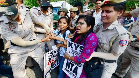 'We are not scared': Protests outside education ministry amid NEET, CBSE exam controversies