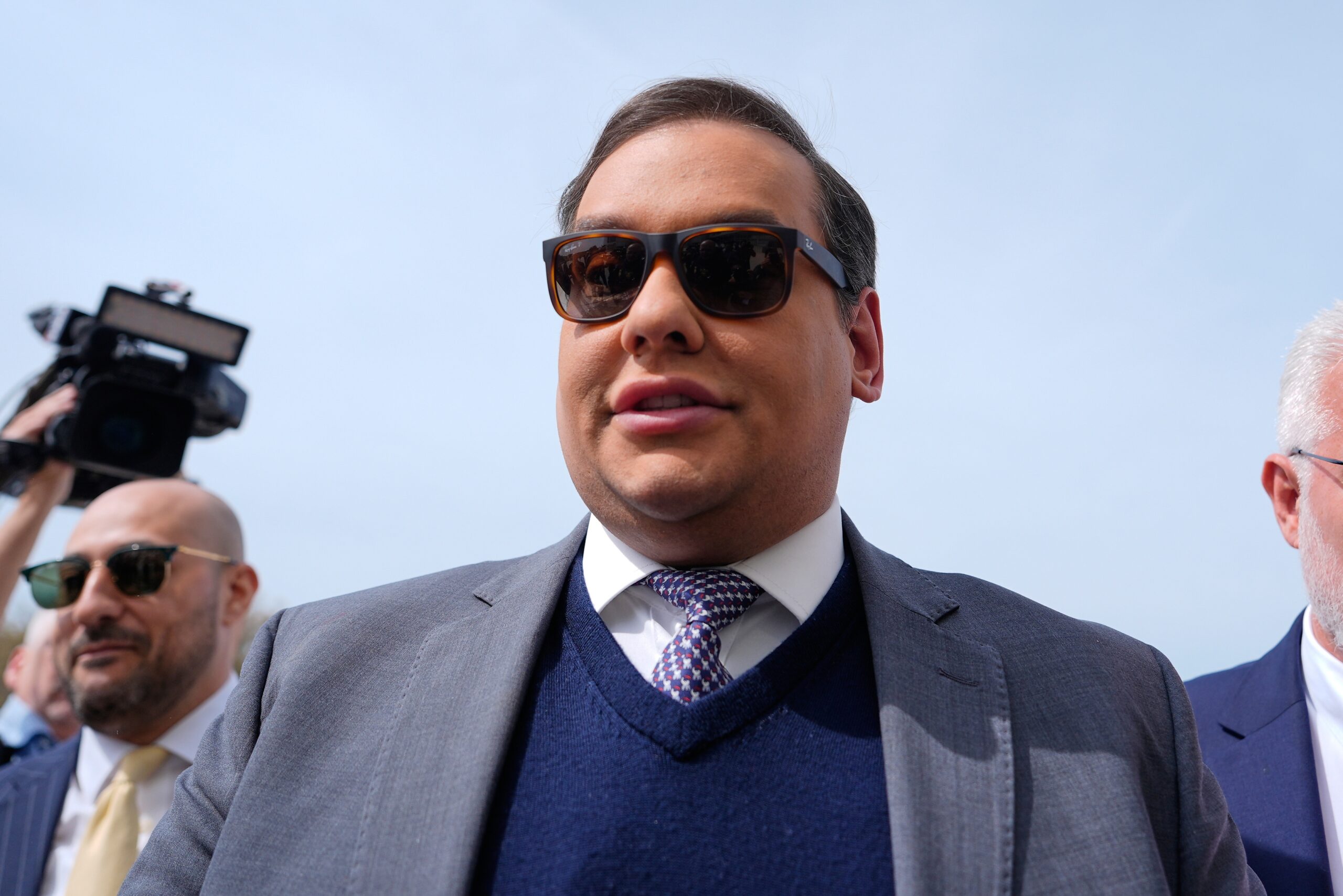 I wrote about George Santos. Then he made a violent threat and lied about it