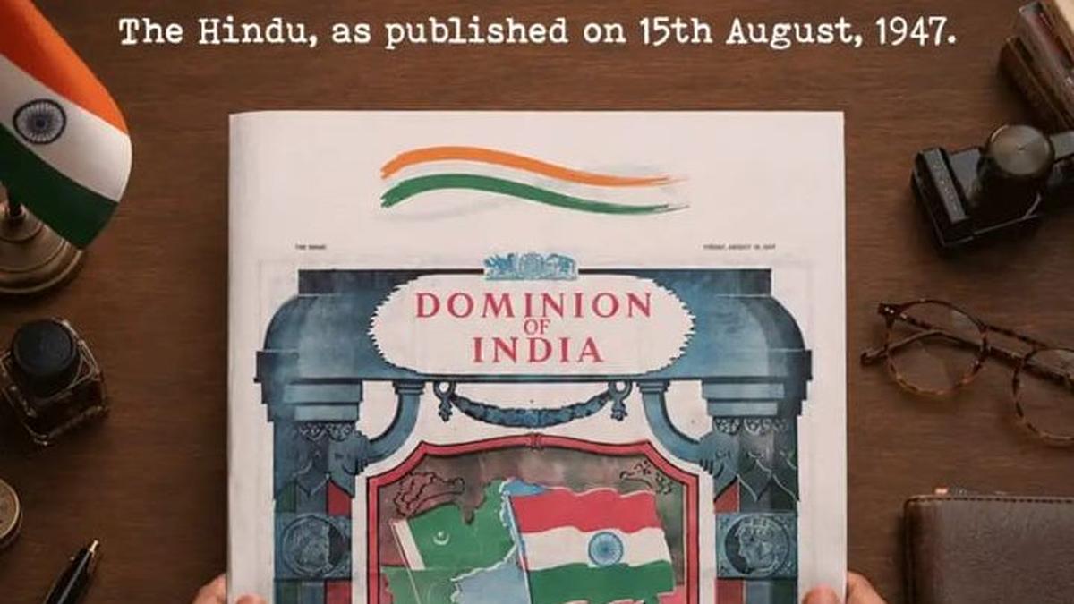 The Hindu brings the historic 1947 Independence Day edition back to life