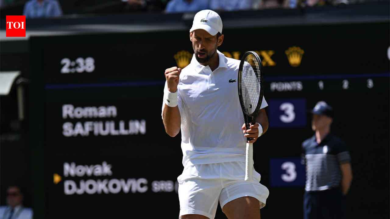History! Novak Djokovic breaks Roger Federer's all-time Wimbledon record
