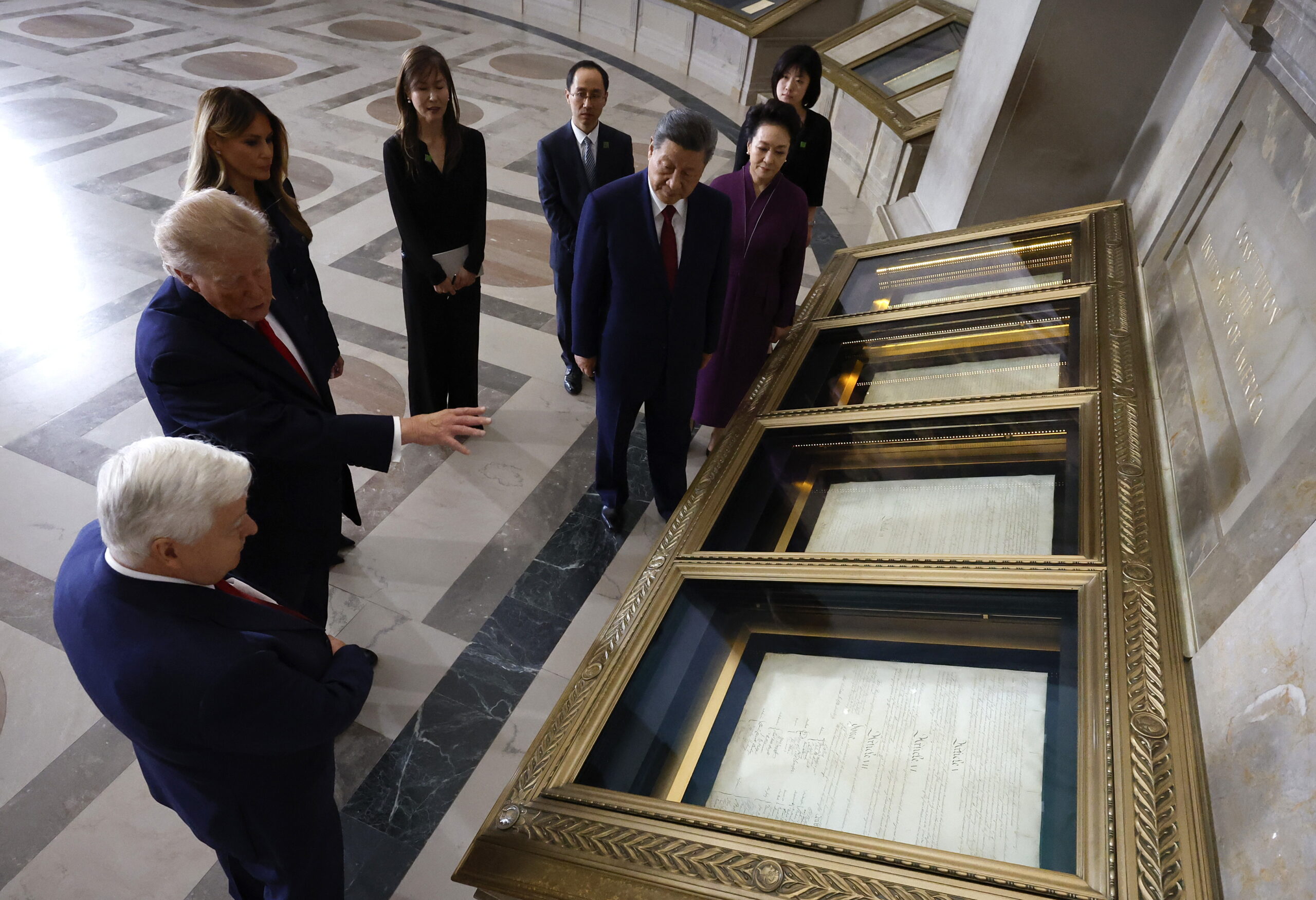 Potential Taiwan tension sparked 'last minute' change in Trump-Xi National Archives visit