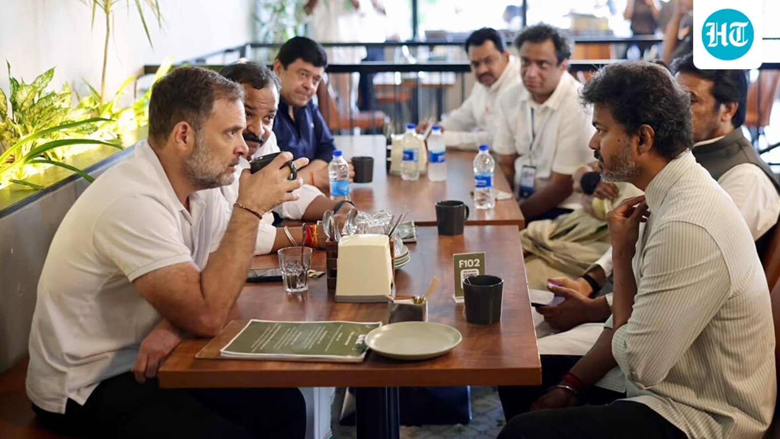 Rahul Gandhi meets Tamil Nadu CM Vijay in Chennai, allies head for coffee and tiramisu after political talks